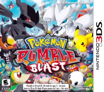 Pokemon Rumble Blast (Usa) box cover front